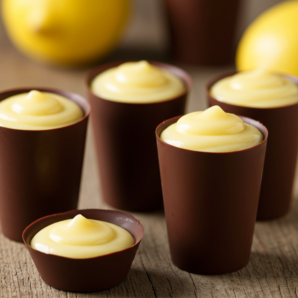 Copinhos de Chocolate Recheados